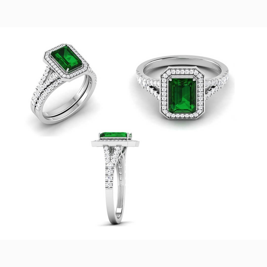 祖母绿戒指设计